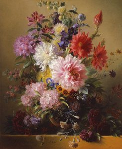 Naturaleza muerta con flores, 1837